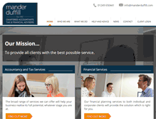 Tablet Screenshot of manderduffill.com